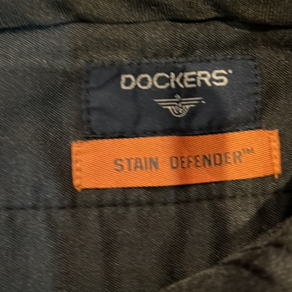 Dockers Black Mens 30 x 30 Stain Defender Pants - Picture 5 of 7